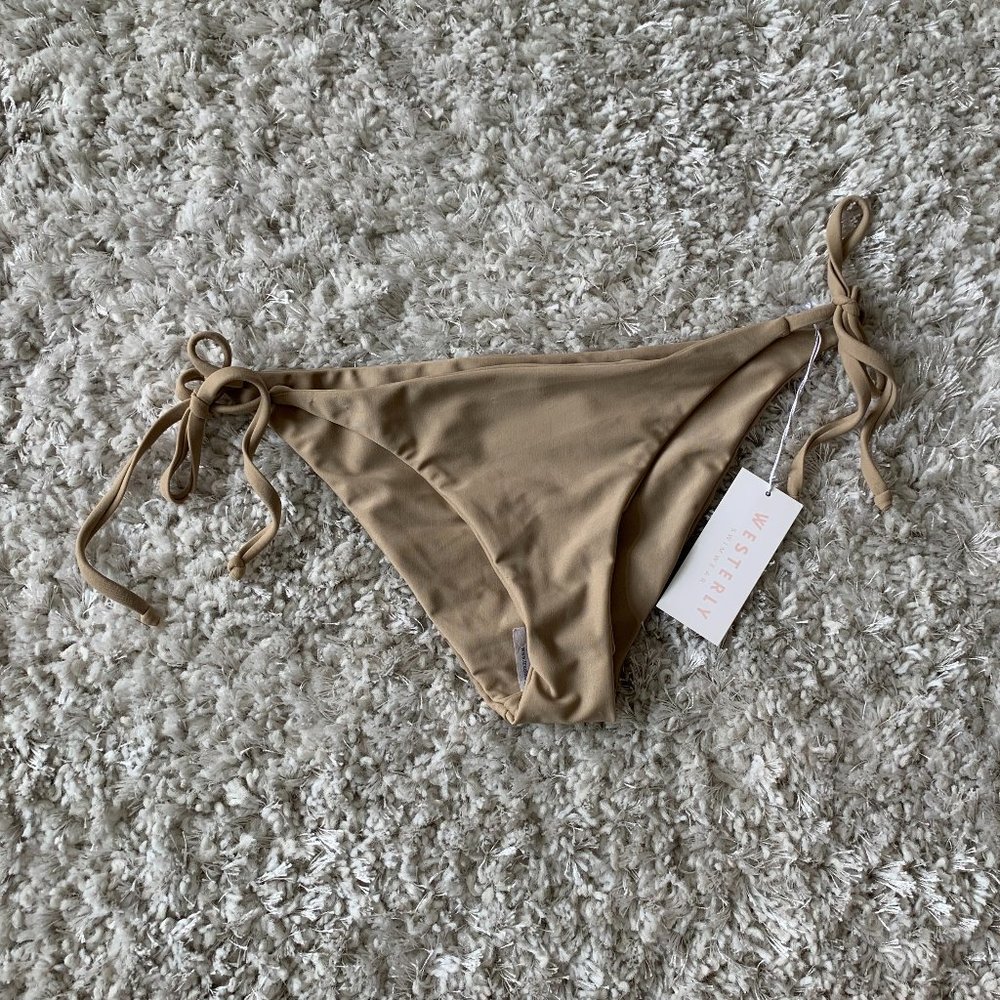 NWT Westerly size M bikini bottom in taupe